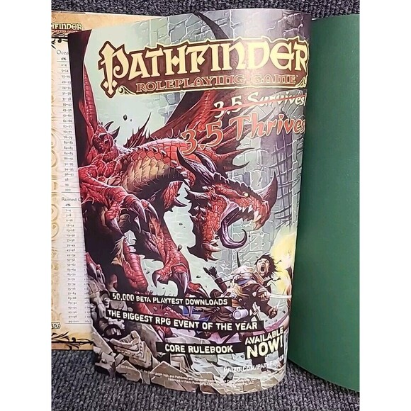 Paizo Pathfinder Bestiary Third Printing 2011 D&D - Picture 4 of 5